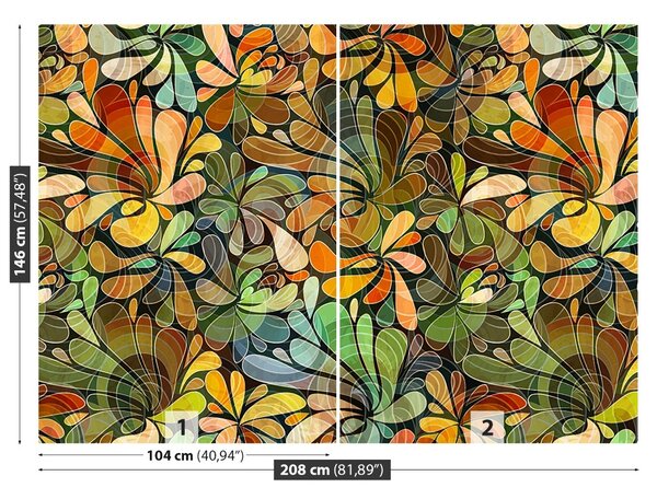 Carta da parati Pattern floreale 104x70 cm