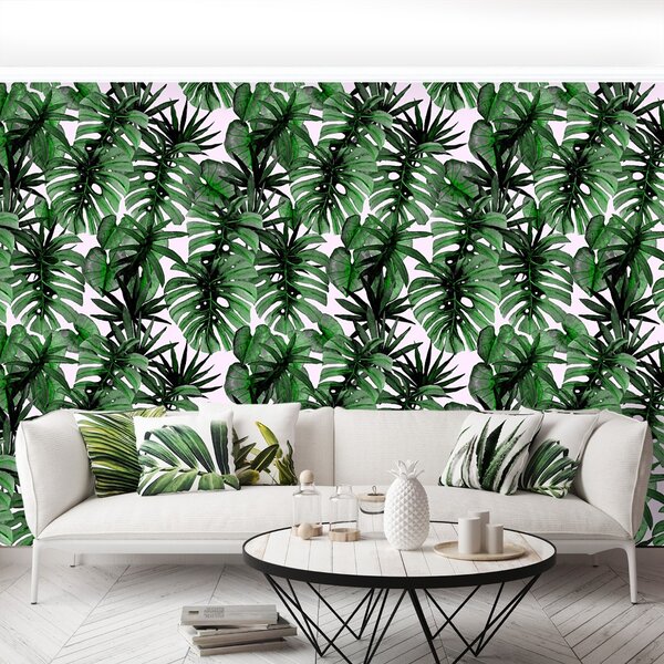 Carta da parati Foglie tropicali 104x70 cm