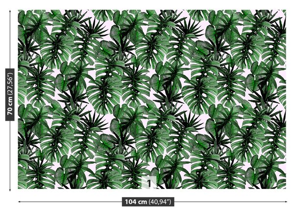 Carta da parati Foglie tropicali 104x70 cm