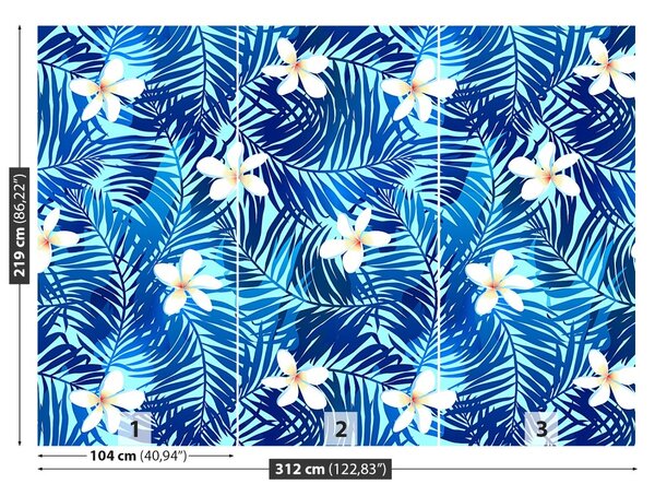 Carta da parati Foglie di palma 104x70 cm