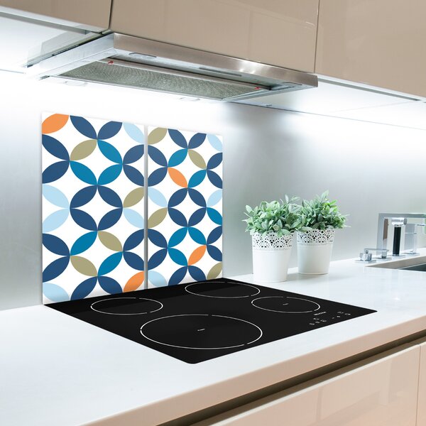 Tagliere in vetro Sfondo geometrico 60x52 cm