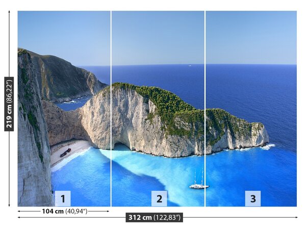 Carta da parati Zakynthos, Grecia 104x70 cm
