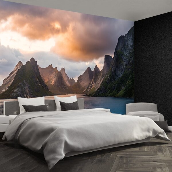 Carta da parati Lofoten Norvegia 104x70 cm