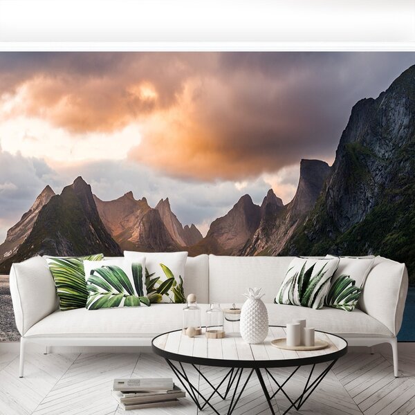 Carta da parati Lofoten Norvegia 104x70 cm