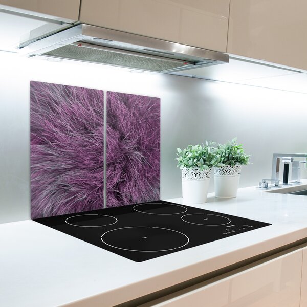 Tagliere in vetro Pelliccia rosa 60x52 cm