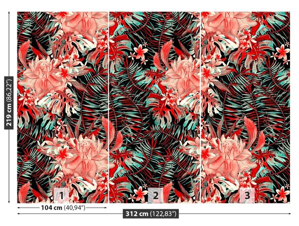 Carta da parati Pattern floreale 104x70 cm