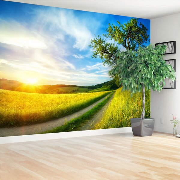 Carta da parati Meadow dell'albero 104x70 cm