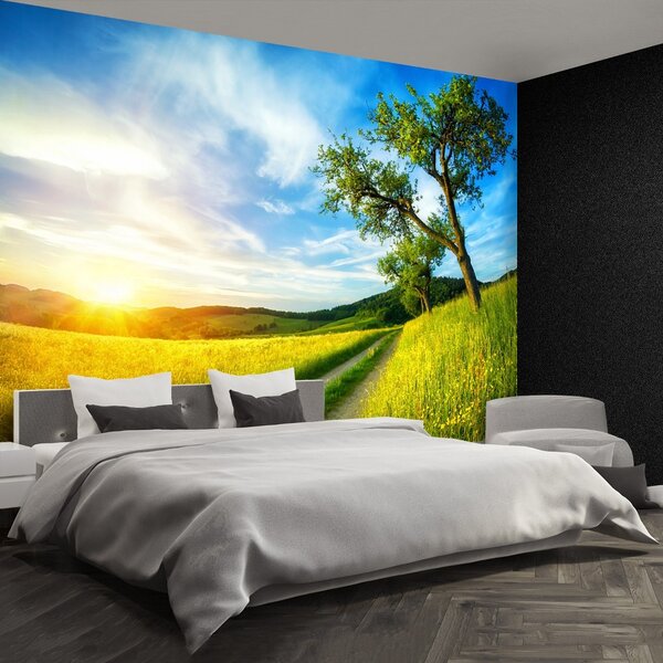 Carta da parati Meadow dell'albero 104x70 cm