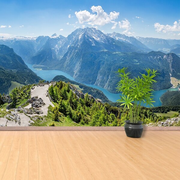 Carta da parati Alpi Baviera 104x70 cm