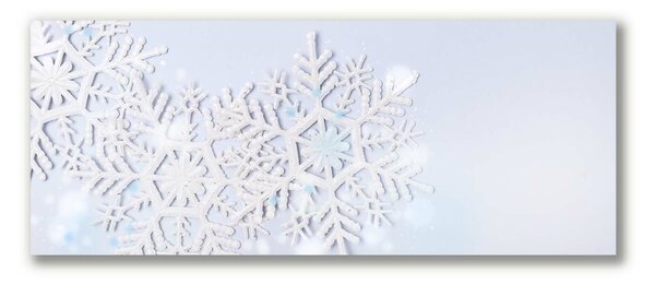 Quadro su tela Fiocchi di neve Inverno Neve 100x50 cm