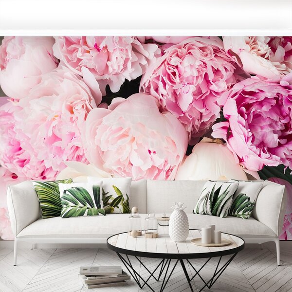 Carta da parati Peonie rosa 104x70 cm