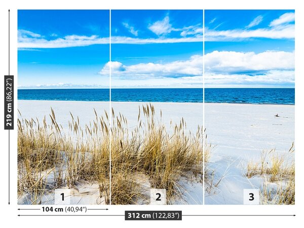 Carta da parati Spiaggia sabbiosa 104x70 cm