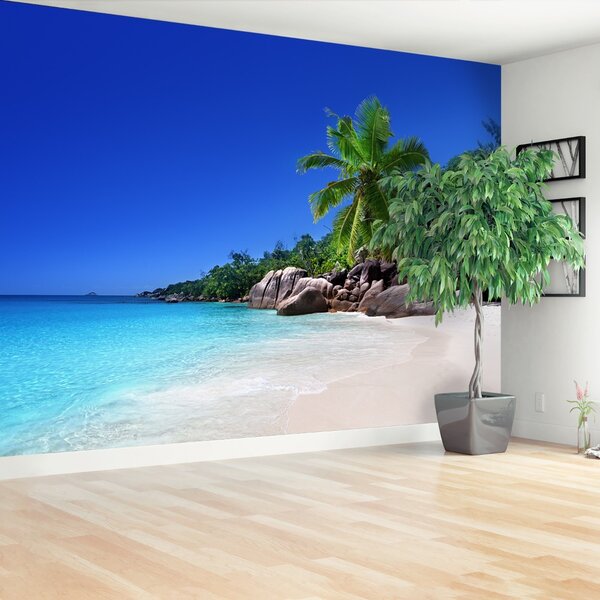 Carta da parati Seychelles Beach 104x70 cm