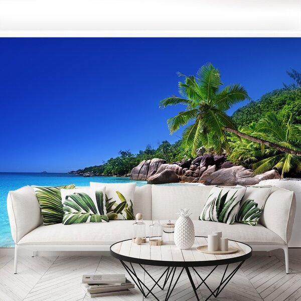Carta da parati Seychelles Beach 104x70 cm
