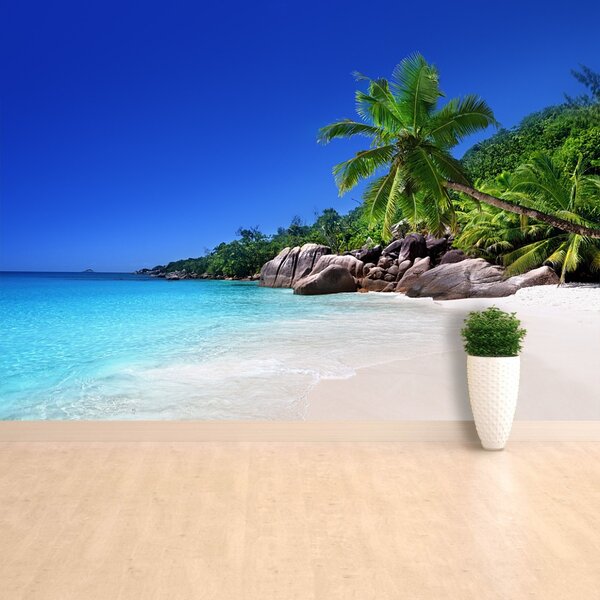 Carta da parati Seychelles Beach 104x70 cm