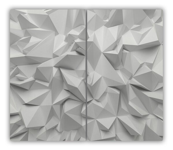 Tagliere in vetro Astrazione 3D 60x52 cm