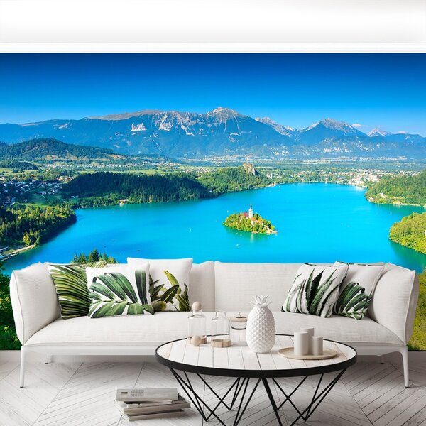 Carta da parati Panorama del lago 104x70 cm