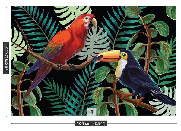 Carta da parati Ara toucan 104x70 cm