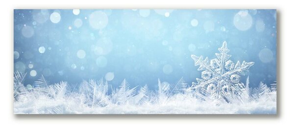 Stampa quadro su tela Fiocchi di neve Inverno Neve 100x50 cm