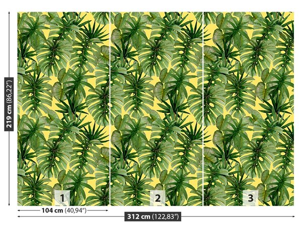 Carta da parati Monster's Palm 104x70 cm