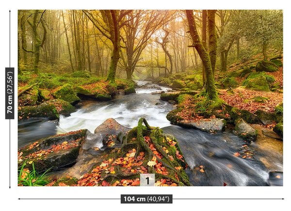 Carta da parati Las River 104x70 cm