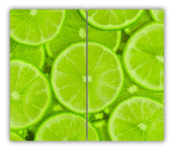 Tagliere in vetro temperato Lime 60x52 cm
