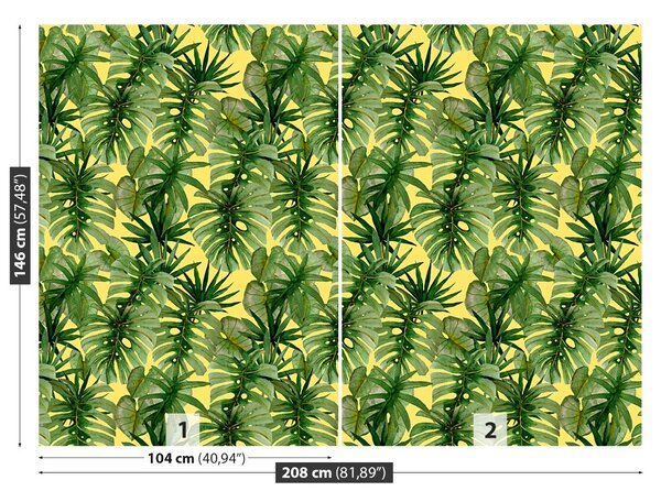 Carta da parati Monster's Palm 104x70 cm