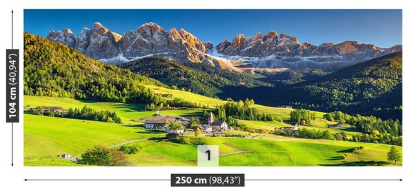 Carta da parati Montagne Dolomiti 104x70 cm