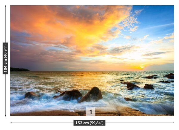 Carta da parati Il tramonto 104x70 cm
