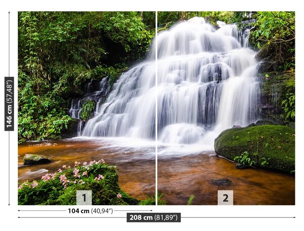 Carta da parati Thailandia cascata 104x70 cm
