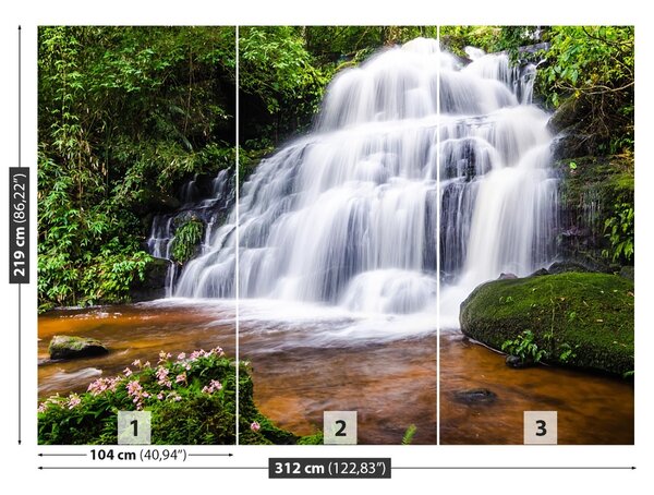 Carta da parati Thailandia cascata 104x70 cm
