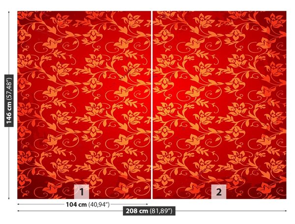 Carta da parati Pattern floreale 104x70 cm