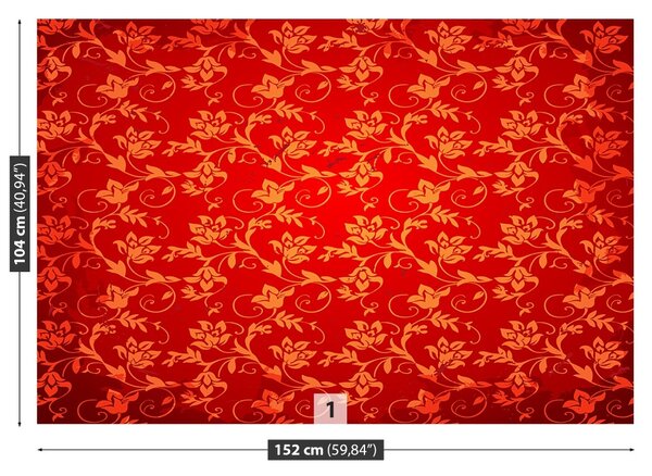 Carta da parati Pattern floreale 104x70 cm