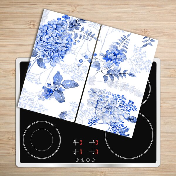 Tagliere in vetro Pattern floreale 60x52 cm