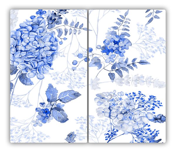 Tagliere in vetro Pattern floreale 60x52 cm