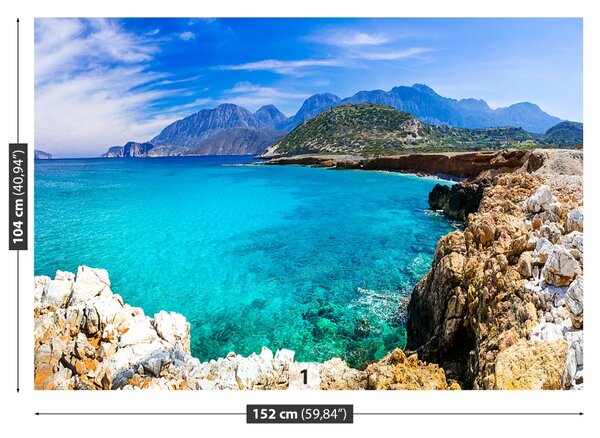 Carta da parati Spiagge della Grecia 104x70 cm