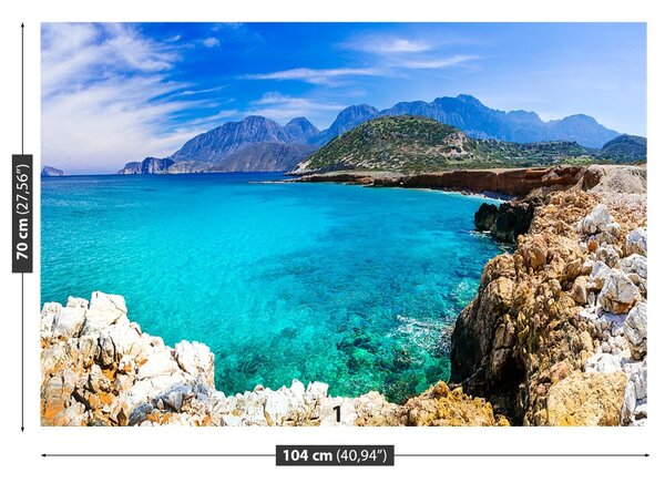 Carta da parati Spiagge della Grecia 104x70 cm