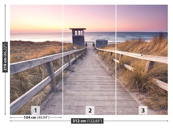 Carta da parati Path Baltic 104x70 cm