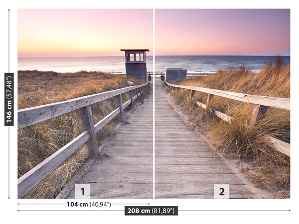 Carta da parati Path Baltic 104x70 cm