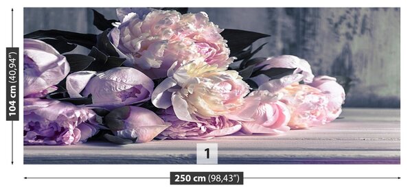Carta da parati Peonies Bouquet 104x70 cm