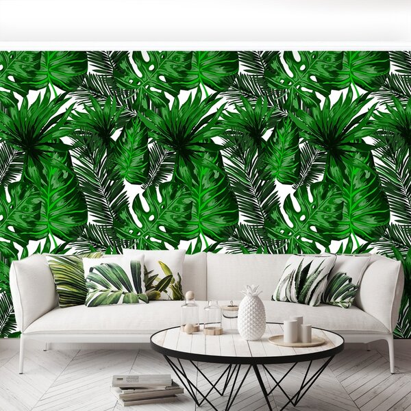 Carta da parati Foglie tropicali 104x70 cm