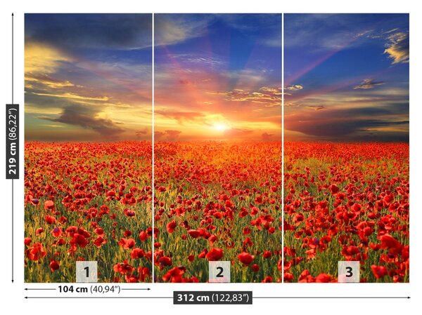 Carta da parati Maki Field 104x70 cm