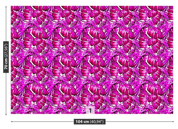 Carta da parati Foglie tropicali 104x70 cm