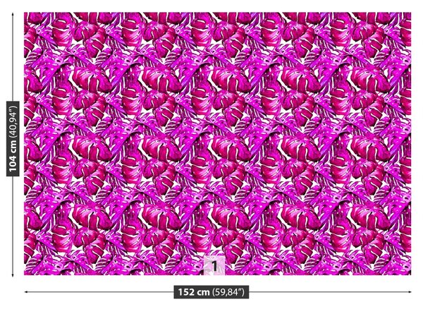 Carta da parati Foglie tropicali 104x70 cm