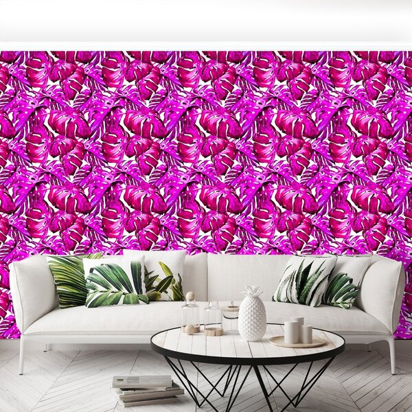 Carta da parati Foglie tropicali 104x70 cm