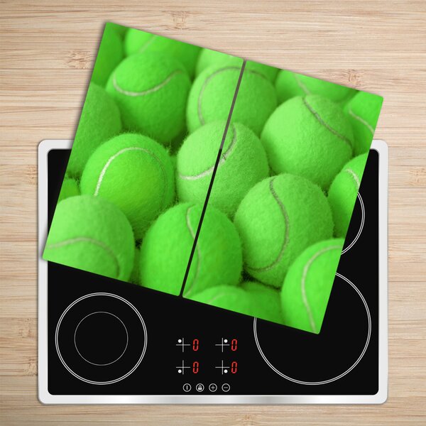 Tagliere in vetro temperato Palline da tennis 60x52 cm