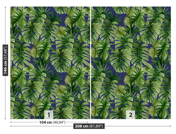 Carta da parati Mostro tropicale 104x70 cm
