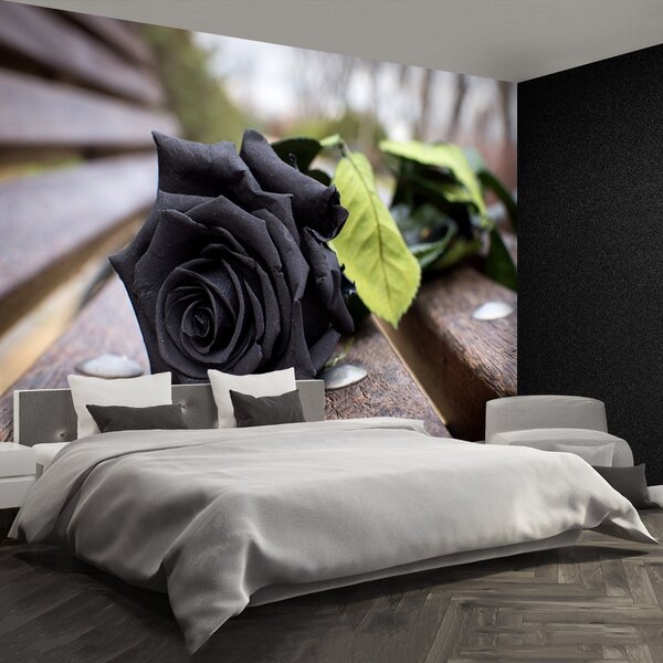 Carta da parati Rosa nera 104x70 cm