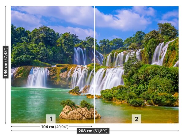 Carta da parati Cascata 104x70 cm