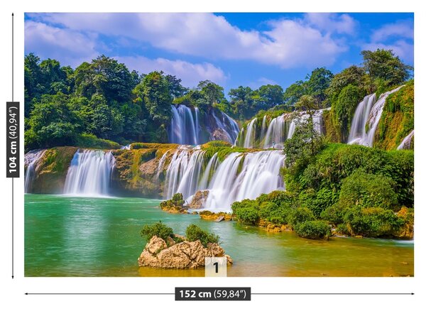 Carta da parati Cascata 104x70 cm